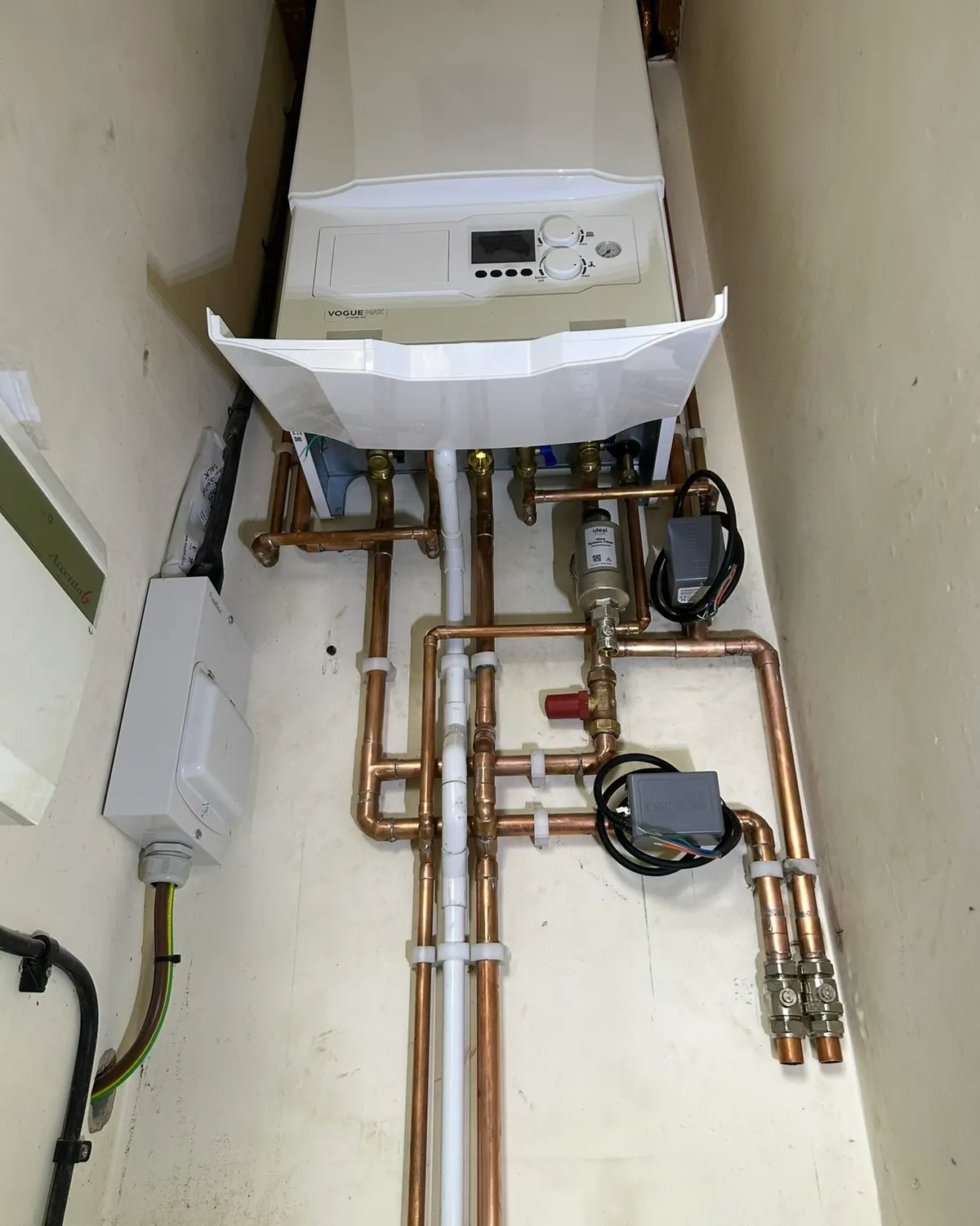 Cupboard pipework upgrade